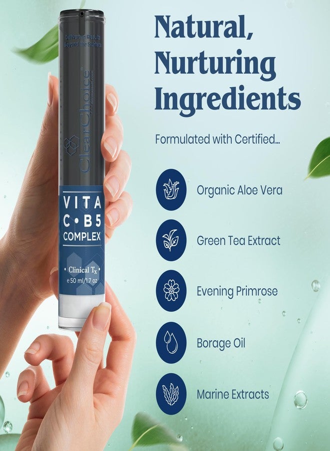 Clear Choice Vita C·B5 Complex 1.7oz – Antioxidant Lotion with Vitamin C & B5, Improves Tone, Texture, Brightens Skin, Ideal for Sun Damage & Rosacea - Image 4